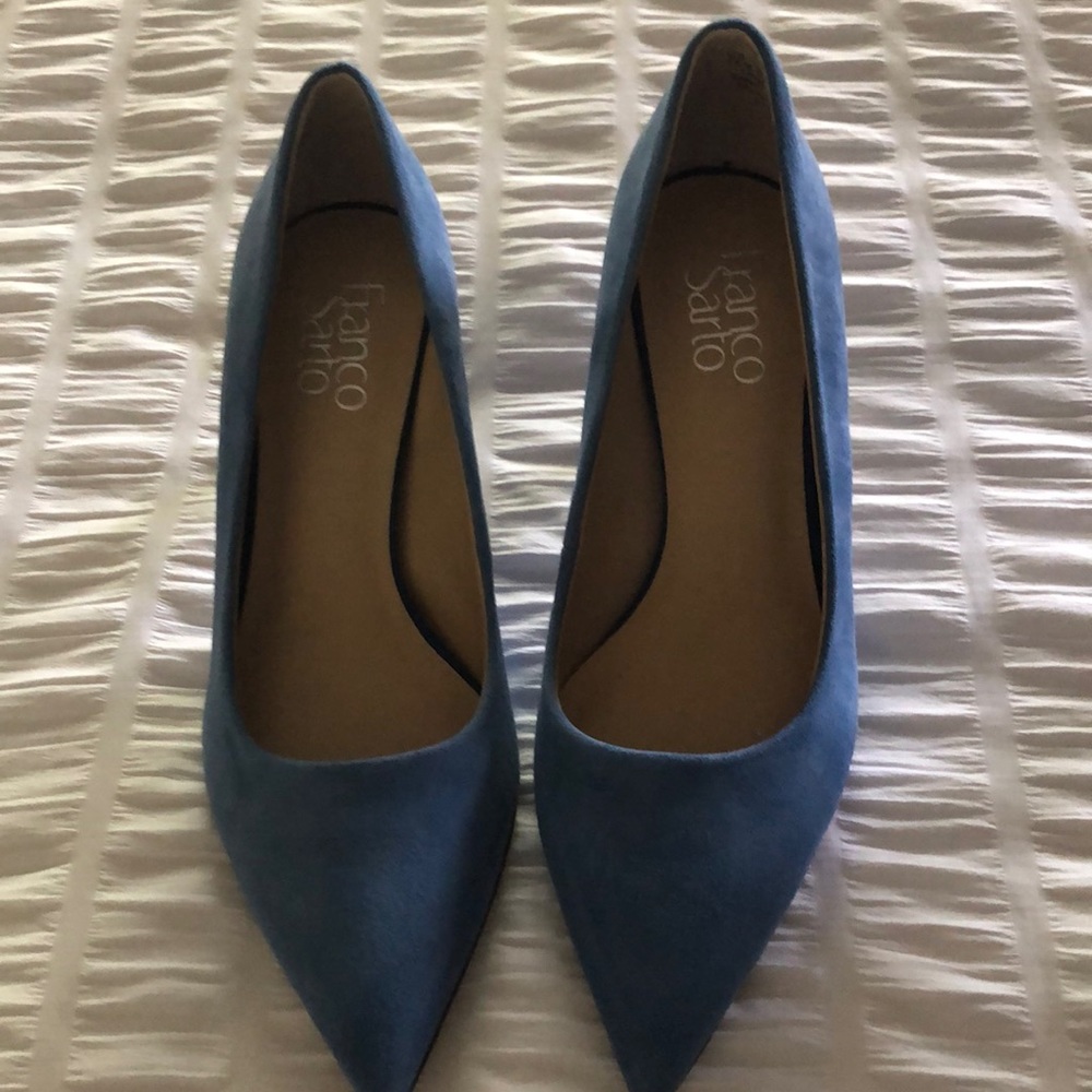 Franco Sarto powder Blue heels